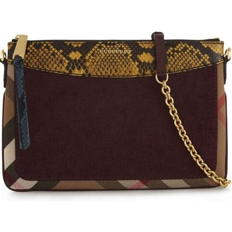 burberry leather snake bag|Burberry handbags sale.